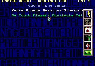 Premier Manager 97 screenshot 5 for Sega Mega Drive